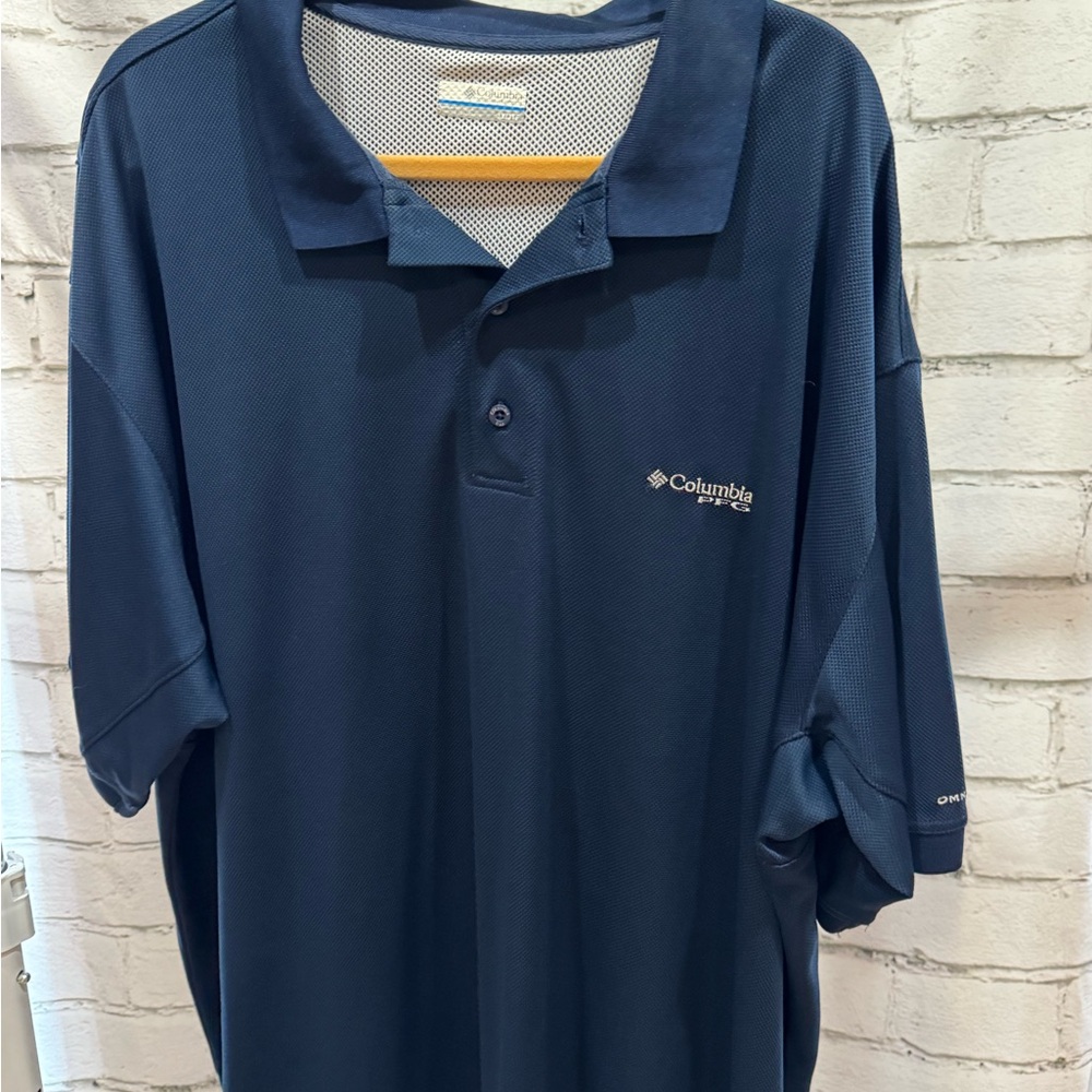 Columbia Men's Deep Blue Polo Shirt